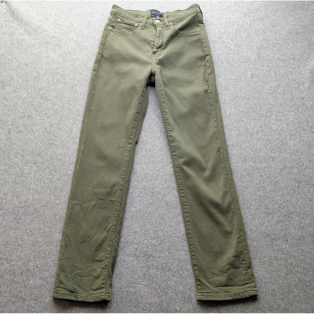 Lucky Brand Army Green Womens Jeans Size 6/28L Straight Leg